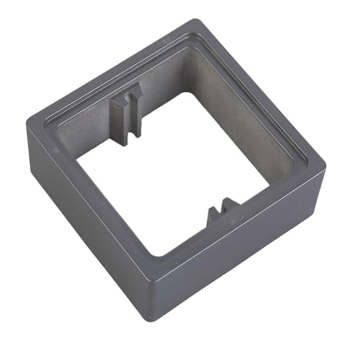 Set Von 2 Schwarzen Plastiklichtschaltern Deckt Einfache Installion Selbstkleber Quadratische Form Für Die Meisten Häuslichen Eleganten Stile Selbstklebende Switches Surround von Fahoujs