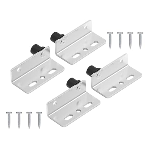 Set Von 4 Tragbaren Robusten Edelstahl/Eisen Rotierenden Ecke Unterstützt Zubehör Für Und Display Racks Möbelhardware von Fahoujs