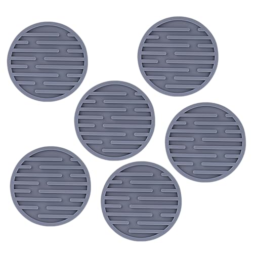 Set Von 6 Silikon Untersetzern Trinkmatten Runde Form Table Schutzmatten Hitzebeständige Tassenmatten Die Zum Trinken Geeignet Sind Set Von 6 Silikon Untersetzern Trinkmatten Runde Form Table Schutzmatten Hitzebeständige Tassenmatten Die Zum Trinken Geeignet Sind von Fahoujs