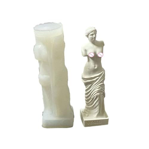 Fahoujs Skulptur Kerzenform Silikonform Für Kerzenherstellung Wiederverwendbarer Kerzenharz Epoxidformform Gussform Silikonform Wachs Schmelze Silikonformen Für Kerzenherstellung von Fahoujs