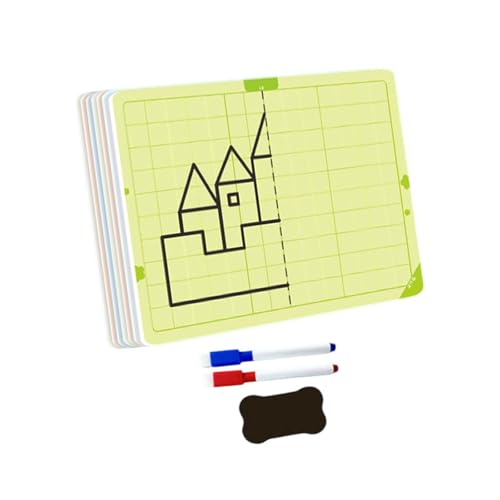 Symmetrische Zeichnungswerkzeug Gridded Drawing Board Kinder Praktizieren Zum Lernen Spielzeug Für Kinder Vorschulalter Fine Motor Skills Development Grid Art Set von Fahoujs