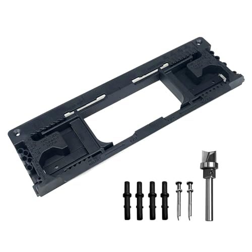 Türscharnierscharnier Mortiser Installationskits Router Vorlage Für 2-1/2inch-6-Zoll Tür Frame Vorlage Anpasst von Fahoujs
