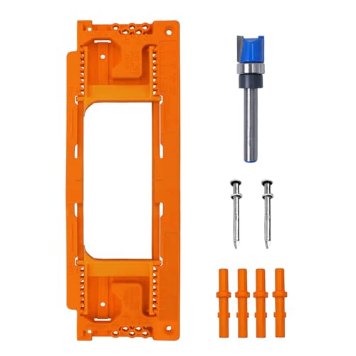 Türscharnierscharnier Mortiser Installationskits Router Vorlage Für 2-1/2inch-6-Zoll Tür Frame Vorlage Anpasst von Fahoujs