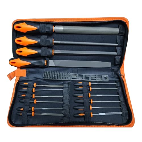 Umfassende 17pcs Metalldatei Mit Ergonomischen Handles Runden Und Flachen Dateien Die Für Effiziente Holz Und Metallhandwerksdateien Eingestellt Sind Umfassende 17pcs Metalldatei Mit Ergonomischen Handles Runden Und Flachen Dateien Die Für Effiziente Holz Und Metallhandwerksdateien Eingestellt Sind von Fahoujs