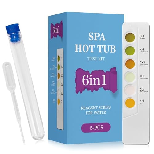 Umfassende Wasserprüfungsstreifen Mit Einfach Zu Lesen Geeignet Für Chlorbewertung Home Pool & Lab von Fahoujs