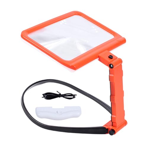 Vergrößern Glas Mit Hellem Und Stehenden 48 LED Desktop Vergrößerung Großer Faltbarer Handheld Vergrößerung Glas Vergrößern Glas Mit Hellem Und Stehenden 48 LED Desktop Vergrößerung Großer Faltbarer Handheld Vergrößerung Glas von Fahoujs