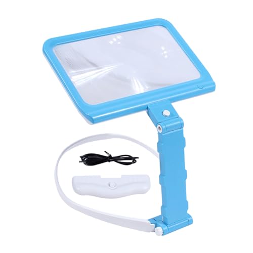Vergrößern Glas Mit Hellem Und Stehenden 48 LED Desktop Vergrößerung Großer Faltbarer Handheld Vergrößerung Glas Vergrößern Glas Mit Hellem Und Stehenden 48 LED Desktop Vergrößerung Großer Faltbarer Handheld Vergrößerung Glas von Fahoujs