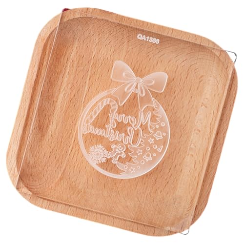 Weihnachtsfondant Keksform Hitzebeständiges Kekskochgeschirr Acryl Backform Für Kuchendessert Shop Essentiell von Fahoujs