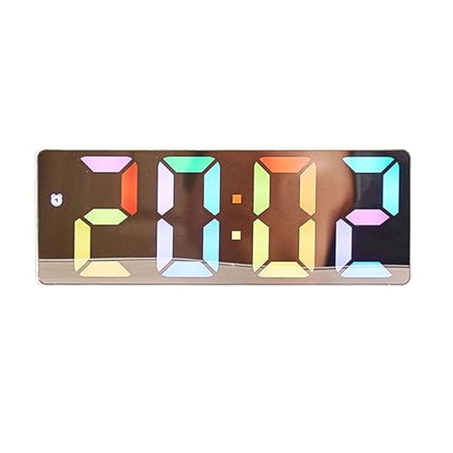 Zeitgenössische LED Wecker Praktische RGB Farbtuuren Für Zuhause Und Büro Verwenden Klare Displays Snoozes Lichtfunktionen Großbildschirme Display von Fahoujs