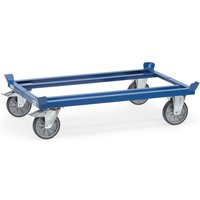 fetra® Fahrgestell mit Fangecken, TK 750 kg, für Paletten 1.200 x 800 mm, TPE-Bereifung von fetra®