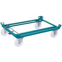 Fahrgestell Ameise®, mit Fangecken, Ladehöhe 280 mm, Polyamid-Bereifung, mit Zentralbremse von Ameise®
