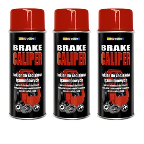 Fahrzeugteile Hoffmann 3er Sparpack 400ml Bremssattellack Bremssattel Farbe Rot Fahrzeugteile Hoffmann 3er Sparpack 400ml Bremssattellack Bremssattel Farbe Rot von Deco Color