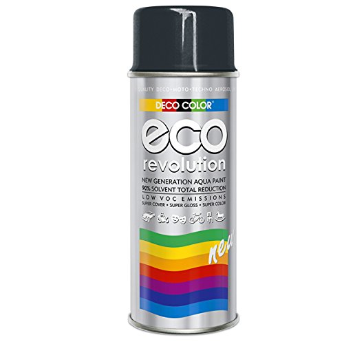 Fahrzeugteile Hoffmann Deco Color ECO Lackspray glänzend oder matt 400ml nach RAL freie Farbauswahl (1 Dose ECO RAL 7016 Anthrazit Glanz) von Fahrzeugteile Hoffmann