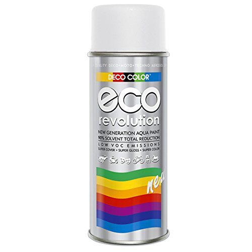 Fahrzeugteile Hoffmann Deco Color ECO Lackspray glänzend oder matt 400ml nach RAL freie Farbauswahl (1 Dose ECO RAL 9010 Weiss Matt) von Fahrzeugteile Hoffmann