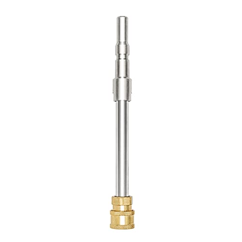 Fai Top Schaumkanone Adapter,1/4 '' Innengewinde Schnellkupplung,Schnee Schaum Lanzen Adapter,Rostfreier Stahl Schaumkanone Pistolen Anschlussfittings für männliche Nilfisk/Kew/Alto Wap Calm von Fai Top