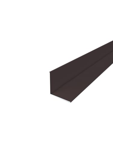 FaiX3.it - Aluminium Winkel 20x20x1 mm (lackiert RAL 8017 "Schokobraun" matt, Länge 2500mm) von FaiX3.it