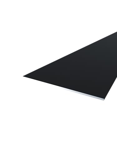 FaiX3.it - Flachprofil aus Aluminium 100x2 mm (lackiert RAL 9005 "tiefschwarz" matt, Länge 1000mm, 1 Stück) von FaiX3.it