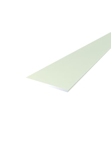 FaiX3.it - Flachprofil aus Aluminium 40x2 mm (lackiert RAL 1013 "perlweiß" matt, Länge 1750mm) von FaiX3.it