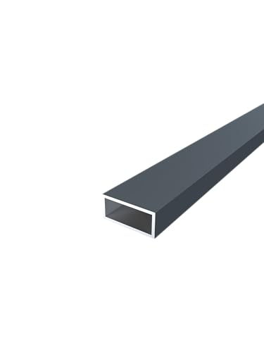 FaiX3.it - Rechteckrohr aus Aluminium 20x10x1 mm (lackiert RAL 7016 "Anthrazitgrau" matt, Länge 2000 mm) von FaiX3.it