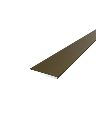 Flachprofil aus Aluminium 30x2 mm (Lackiert dunkelbraun metallic, Länge 2500 mm) von FaiX3.it