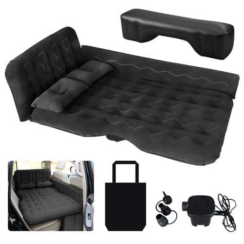 Failenfeivp SUV Luftmatratze Auto Camping Bett - Aufblasbare Verdickte und Doppel Auto Luftmatratze Bett mit Luftpumpe Tragbare Faltbare Auto Luftbett Matratze für Zuhause Auto Reisen Camping - von Failenfeivp