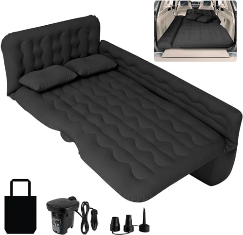 Failenfeivp SUV Luftmatratze Campingbett - Auto Matratze Rücksitz Tragbar Faltbar Auto Luftbett Isomatte Auto Bett Matratze für Limousine LKW von Failenfeivp