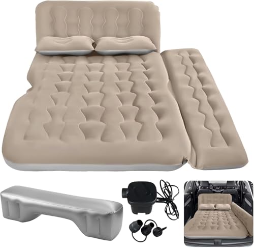 Failenfeivp SUV Luftmatratze Campingbett - Auto Matratze Rücksitz Tragbar Faltbar Auto Luftbett SUV Isomatte Auto Bett Matratze für Limousine SUV LKW von Failenfeivp