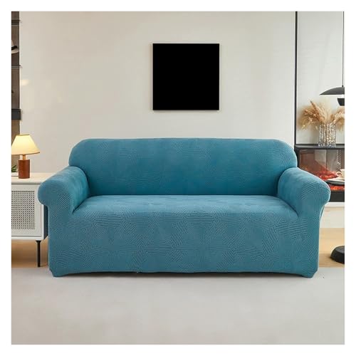 Failjierue 1-teiliger Sofabezug aus Samt Stretch luxuriöser Schonbezug weicher Möbelschutz für Sofas Couchbezug(Style 5,3-Seater (190-230cm)) von Failjierue