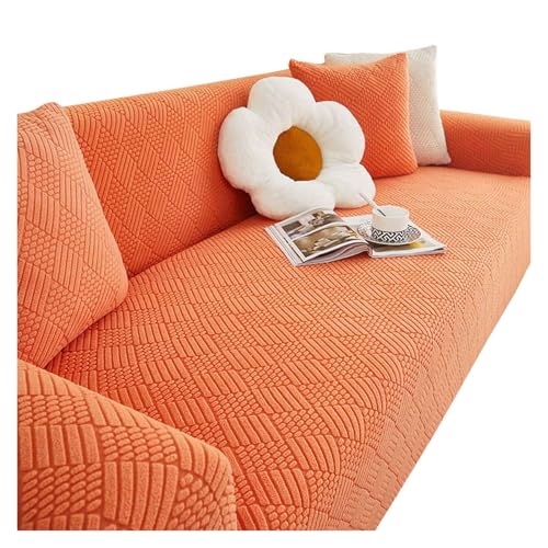 Failjierue Dicker, strukturierter Sofa bezug aus Strick 1-teiliger Möbelschutz (passend für Sofas mit 90–140 cm), Sofabezug mit Rutschfester Unterseite dehnbarer Sofabezug(Style 3,2 Seat 145-185cm) von Failjierue