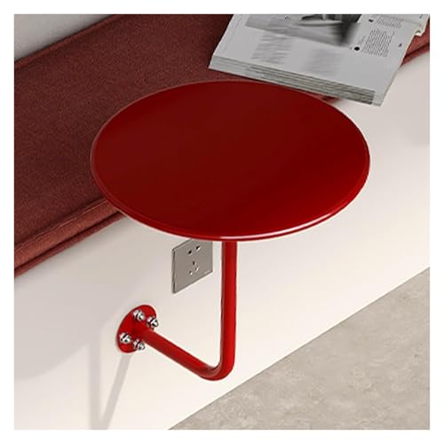 Failjierue Roter, runder Stehtisch zur Wandmontage – platzsparender L-förmiger Kaffee- und Cocktailtisch for kleine Räume – perfekt als Beistelltisch fürs Wohnzimmer, Sofa oder die Terrasse Failjierue Roter, runder Stehtisch zur Wandmontage – platzsparender L-förmiger Kaffee- und Cocktailtisch for kleine Räume – perfekt als Beistelltisch fürs Wohnzimmer, Sofa oder die Terrasse von Failjierue