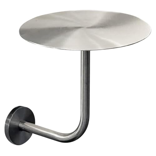 Failjierue Runder Bartisch aus Edelstahl – Platzsparender L-förmiger Kneipentisch for Küchen und kleine Räume – Perfekt als Frühstücksecke, Esszimmer oder Bistro-Café-Tisch(30x45cm) von Failjierue