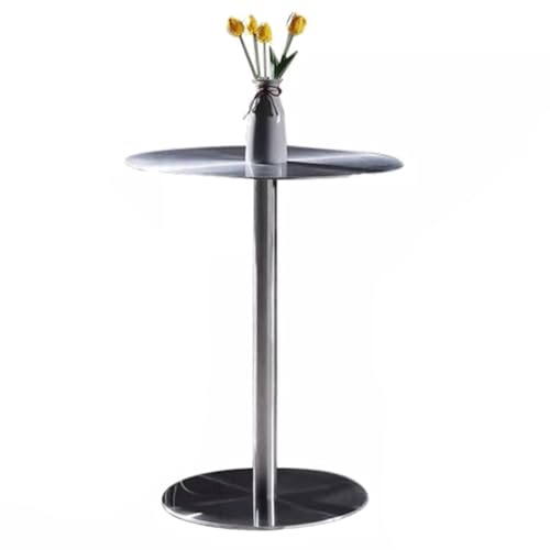 Failjierue Runder Bartisch for drinnen und draußen, hoher Bistrotisch, Frühstückstisch, Nachttisch for Küchen- und Esszimmermöbel(40x74cm) von Failjierue