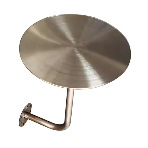 Failjierue Runder Bistrotisch zur Wandmontage – L-förmiger Kneipen- und Esstisch – platzsparende Frühstücksbarmöbel for Kaffee- oder Tee-Gerichte(30x45cm) von Failjierue