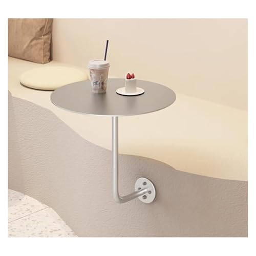 Failjierue Runder Bistrotisch zur Wandmontage – Platzsparende Arbeitsfläche for Kneipen und Küchen – Vielseitig einsetzbar als Cocktailbar, Esstisch oder Nachttisch for kleine Räume(30x45cm) von Failjierue