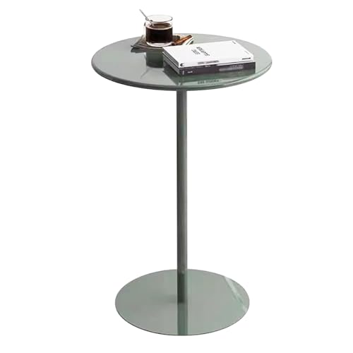 Failjierue Runder Cocktailtisch mit Metallfuß – Hohe Bar und kleines Esszimmer-Set for Wohnzimmer, Bistro oder Küche, Mehrzweck-Akzent for Kaffeetreffen(48x62cm) von Failjierue