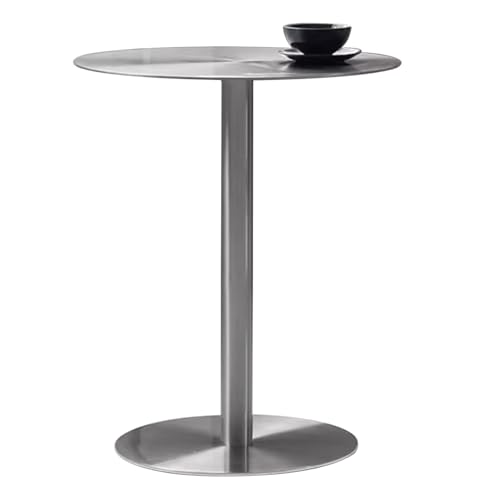 Failjierue Runder Stehtisch in Thekenhöhe – Einfach zu montierender, multifunktionaler Küchen- und Kneipentisch mit Stabiler Basis for Essen oder als Beistelltisch(50x74cm) von Failjierue
