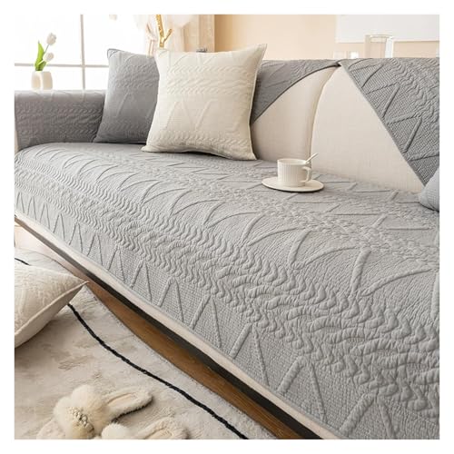 Failjierue Rutschfester Fischgräten-Sofabezug für Couches, Couch-Schonbezug, waschbarer Möbelschutz mit Griffecken, Sofaschutz für das Wohnzimmer(Style 4,110X210cm/43.3X82.67″) von Failjierue