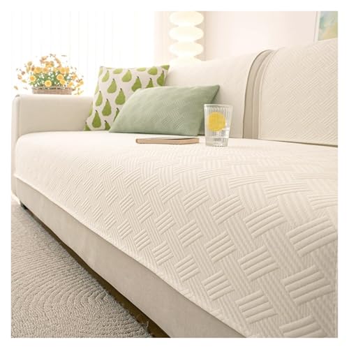 Failjierue Sommerlicher, Kühler Sofabezug Aus Eisseide – Atmungsaktiver Sofabezug Mit 3D-Struktur, Ice Doug-Sofakissenbezug Für Heißes Wetter(Style 5,90X120cm) von Failjierue