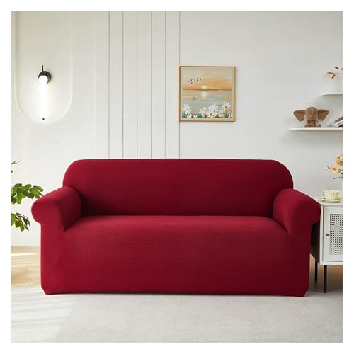 Failjierue Stretch-Sofabezug aus Samt, L-förmiger Schnittbezug mit Armlehnenschutz, widerstandsfähiger Möbelschutz, luxuriöser weicher Couchbezug(Style 2,1-Seater (90-140cm)) von Failjierue