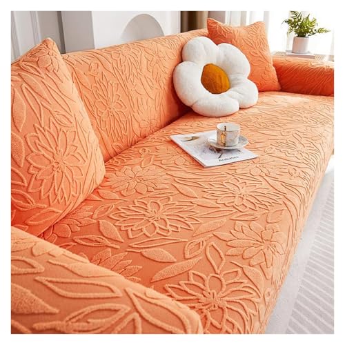 Failjierue Stretch-Sofabezug für L-förmige Sofas – Rutschfester Samt-Möbelbezug für 1-/2-/3-/4-/5-Sitzer-Sofagarnituren, weicher, dehnbarer Bezug(Style 4,305-360cm) von Failjierue