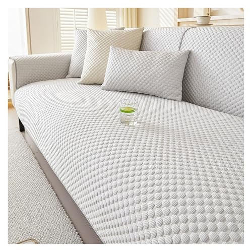 Failjierue Summer Cool Ice Couchbezug - Haustierfreundlicher Rutschfester Sofaschutz Mit Atmungsaktiver 3D-Struktur, Sofasitzkissenbezug(Style 1,90X160cm) von Failjierue