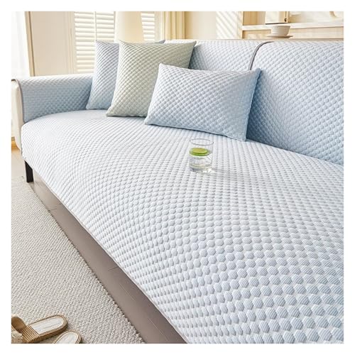 Failjierue Summer Cool Ice Couchbezug - Haustierfreundlicher Rutschfester Sofaschutz Mit Atmungsaktiver 3D-Struktur, Sofasitzkissenbezug(Style 4,90X160cm) von Failjierue