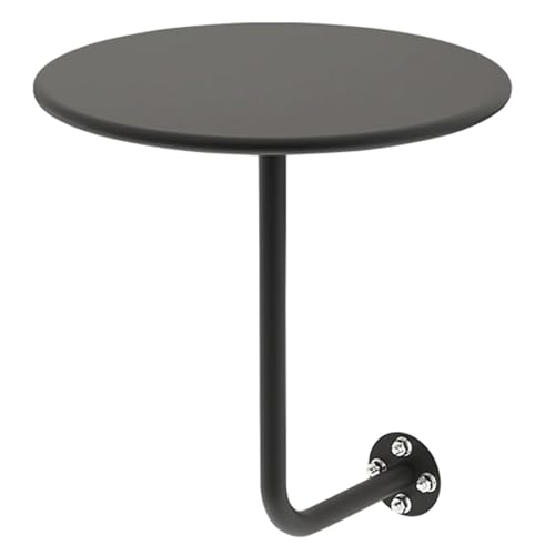Runder, wandmontierter L-förmiger Stehtisch – platzsparender Kaffee- und Cocktailtisch for Bistro, Café oder Wohnküche, multifunktionale Essfläche for die Frühstücksecke von Failjierue