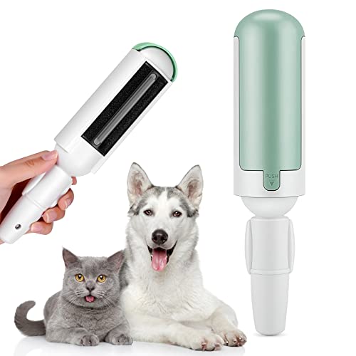 Fusselroller für Tierhaare, FainFun Waschbar Fusselroller für Tierhaare, Fusselbürste Wiederverwendbar, Tierhaarentferner Rolle Pet Hair Remover für Wohnzimmer Sofa und Autositze von FainFun