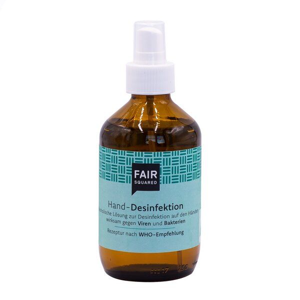 FAIR SQUARED Hand Hygiene Liquid 240 ml, desinfizierende Wirkung mit Sprühkopf von Fair Squared