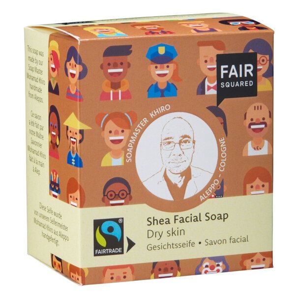 Fair Squared Shea Facial Soap Dry Skin - 2x80gr. von Fair Squared