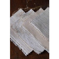 Boho Tischset Handgewebt | Unikat Aus Nepal Fairtrade Nachhaltig Hanf + Baumwolle Beige Platzdeckchen Platzset Untersetzer von FairSpiritCrafts