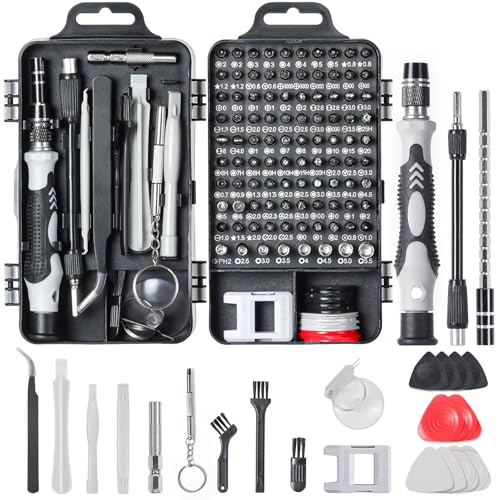 Präzision Schraubendreher Set, Faireach 125 in 1 Feinmechaniker Werkzeugset, Magnetisches Handy Reparatur Werkzeug Set, Repair Tool Kit für Laptop, iPhone, iPad, PC, Uhr, Brille, Computer, Kamera von Faireach