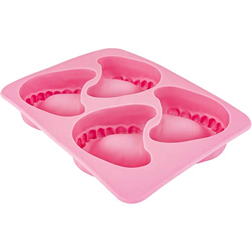 Fairly Odd Novelties Ice Cube Tray Eiswürfelform, Gummi, Zahnersatz, One Pack von Fairly Odd Novelties