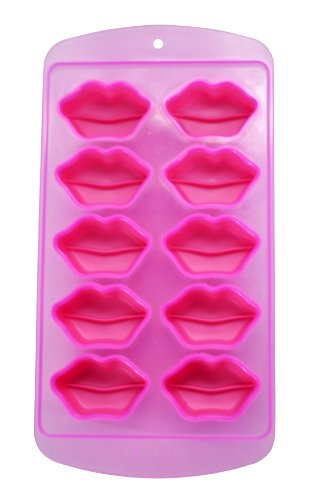 Fairly Odd Novelties Kisses Lippen auf rosafarbenem Eiswürfelform in Form eines Zuges 10 Geschenktüten Gag von Fairly Odd Novelties